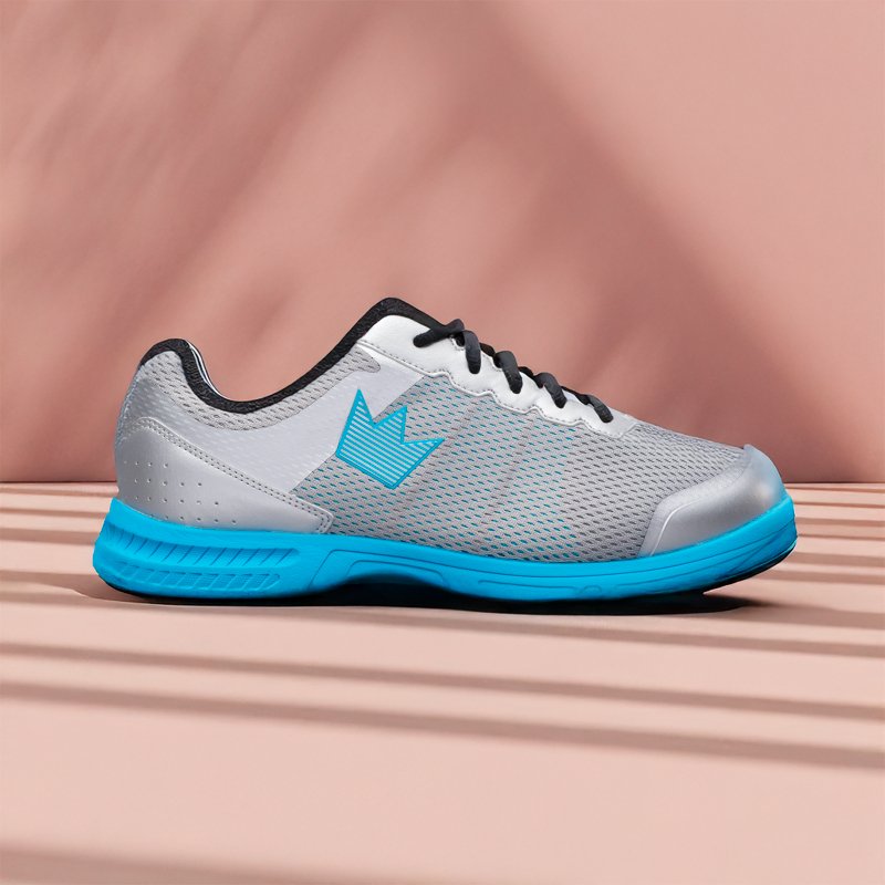 Chaussure de Bowling Velocity Silver/Sky Blue - Bowling Stars