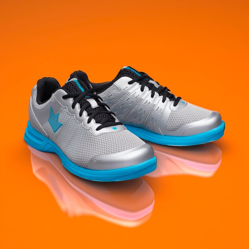 Chaussure de Bowling Velocity Silver/Sky Blue - Bowling Stars