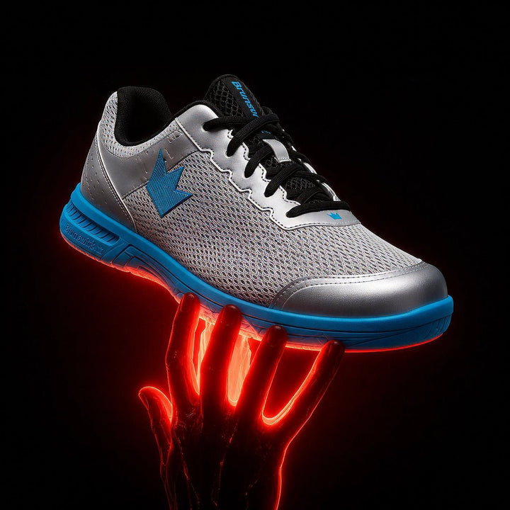 Chaussure de Bowling Velocity Silver/Sky Blue - Bowling Stars