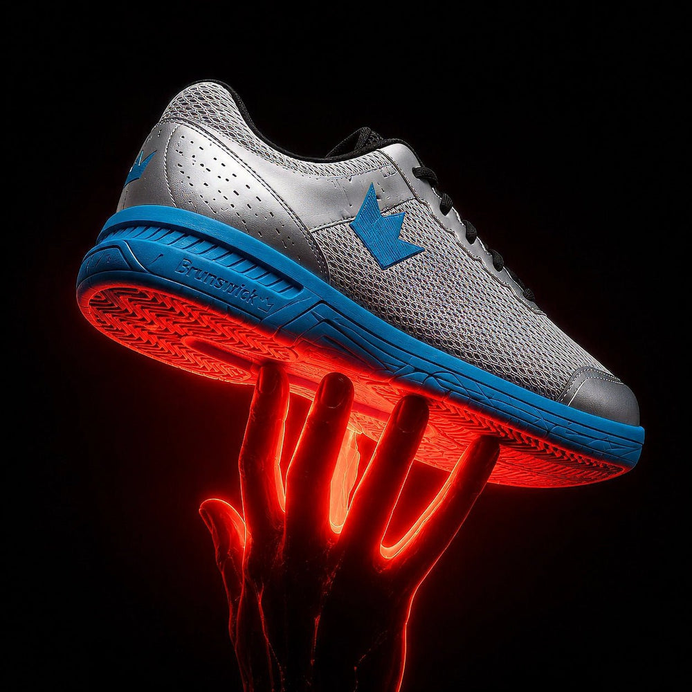 Chaussure de Bowling Velocity Silver/Sky Blue - Bowling Stars