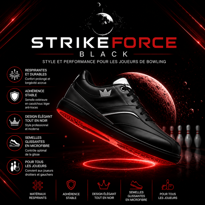Chaussure de StormEdge Black/Silver - Bowling Stars
