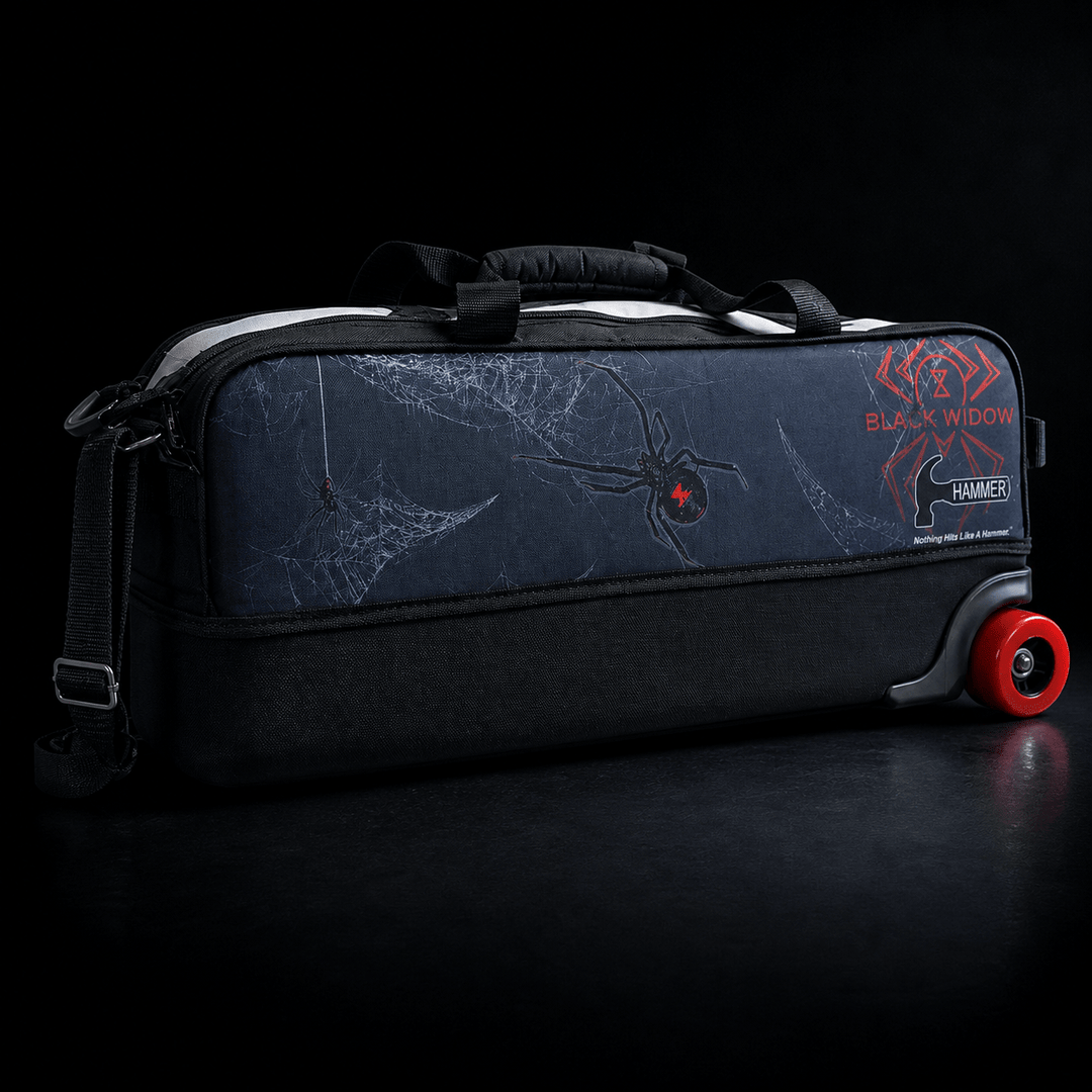 DYE SUB SLIM TRIPLE TOTE BLACK WIDOW HAMMER - Bowling Stars