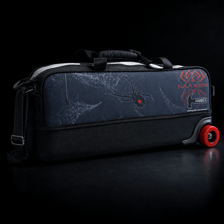 DYE SUB SLIM TRIPLE TOTE BLACK WIDOW HAMMER - Bowling Stars