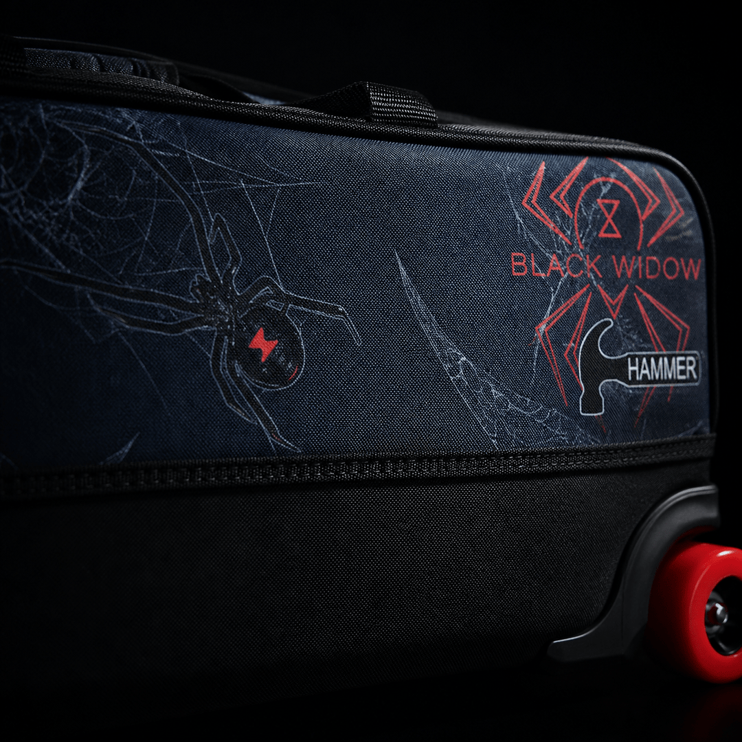 DYE SUB SLIM TRIPLE TOTE BLACK WIDOW HAMMER - Bowling Stars