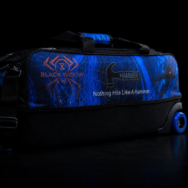 DYE TRIPLE TOTE BLUE - BLACK WIDOW - Bowling Stars