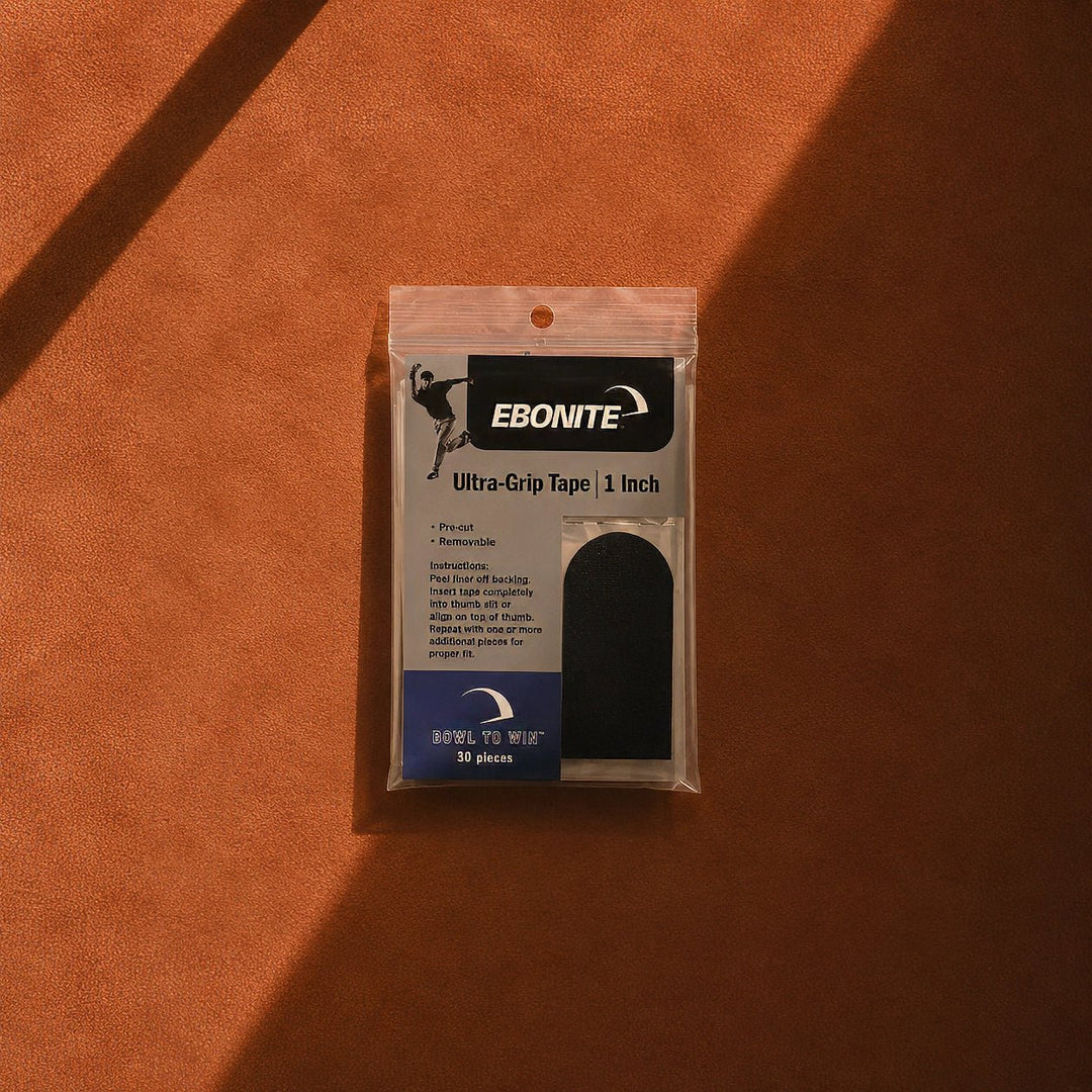 EBONITE ULTRA GRIP TAPE 1/2" SMOOTH BLACK (30 PC CONSUMER PACK) - Bowling Stars