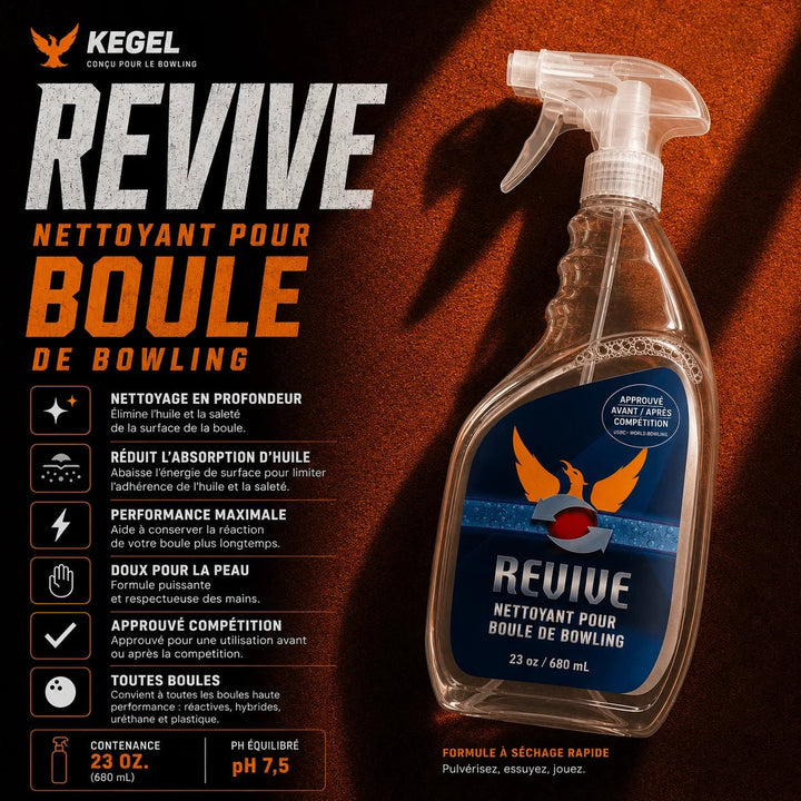 KEGEL REVIVE BOWLING BALL CLEANER (32 OZ BOTTLE) - Bowling Stars