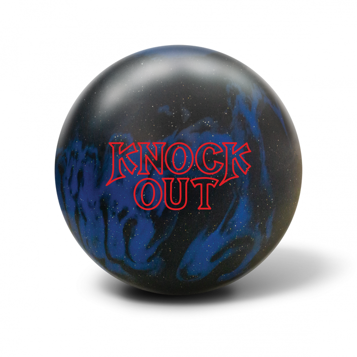 boule de bowling, BOULE KNOCK OUT BLACK & BLUE - Bowling Star's