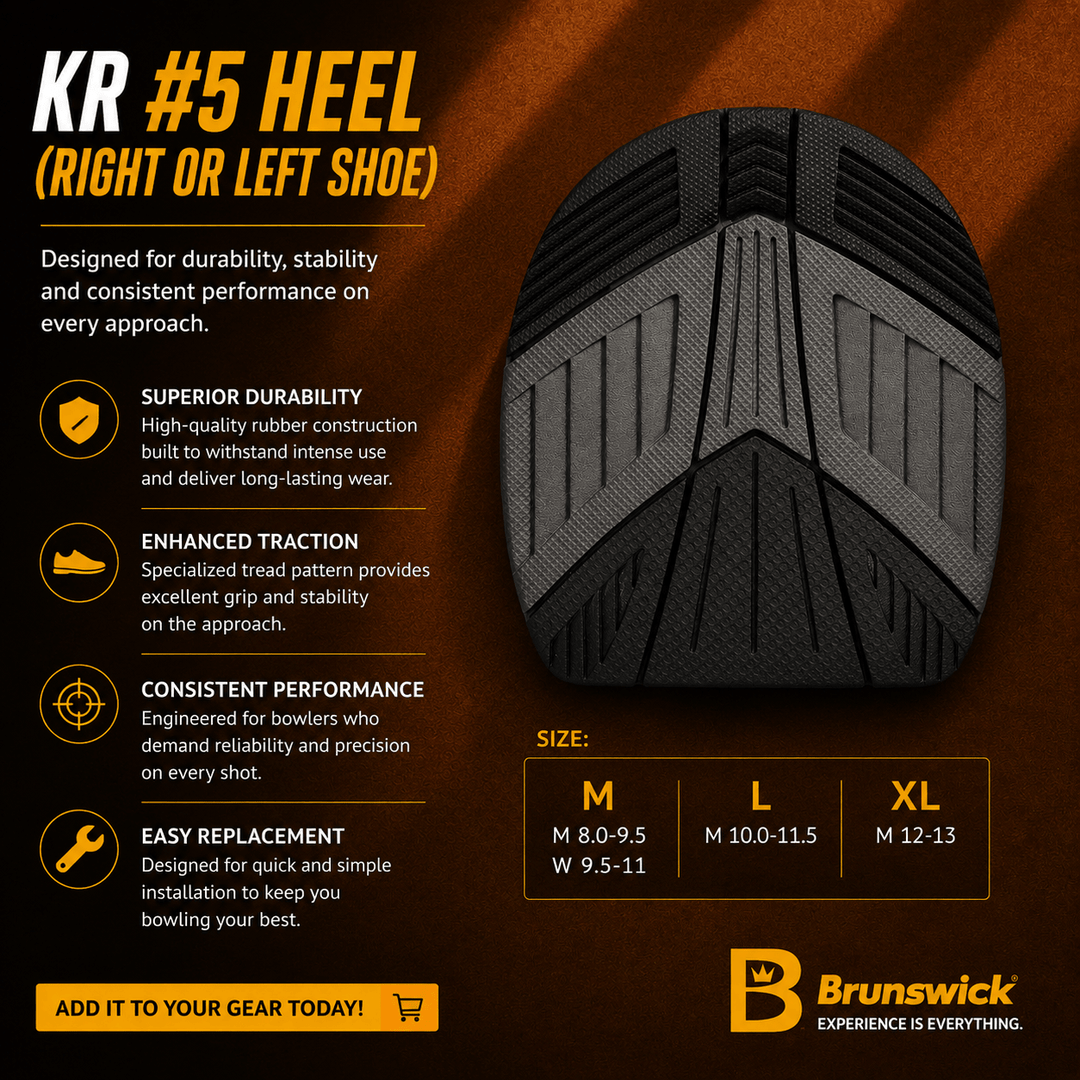 KR-5 Heel - Talon de Chaussure Droite ou Gauche - Bowling Stars