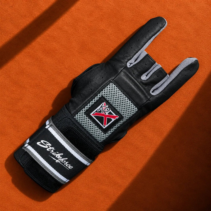 KR PRO FORCE POSITIONER GLOVE - BLACK/GREY (EACH) - Bowling Stars
