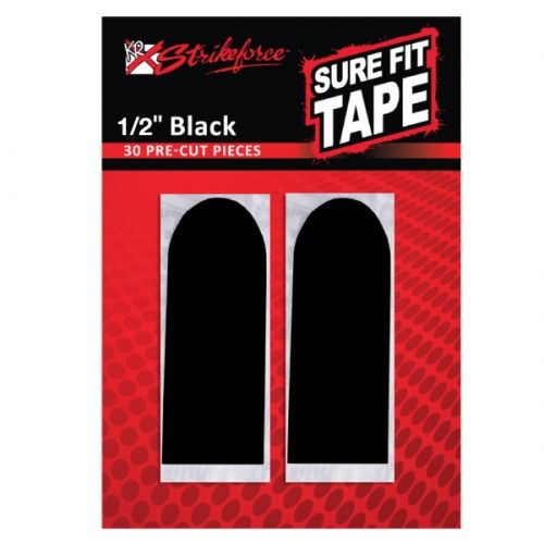 KR SURE FIT TAPE (30 PC) - BLACK 1/2" (DOZEN) - Bowling Stars