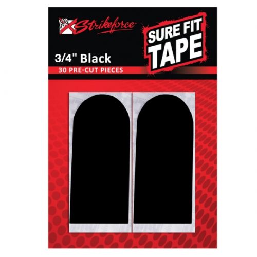 KR SURE FIT TAPE (30 PC) - BLACK 3/4" (DOZEN) - Bowling Stars