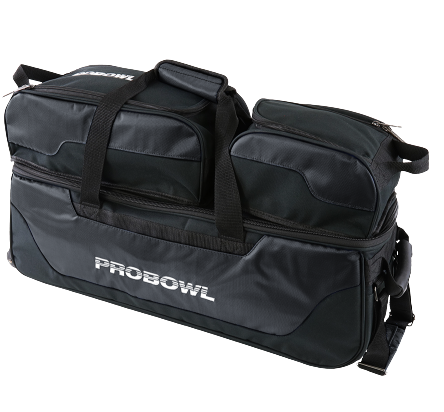 SAC, PRO BOWL TRIPLE TOTE W/ SHOE BAG BLACK/BLACK - Bowling Star's