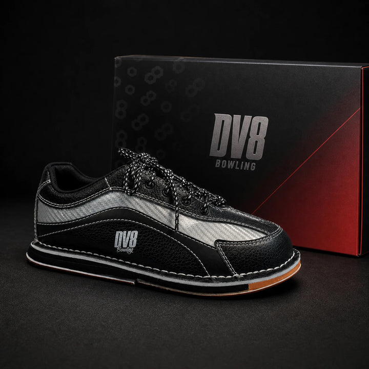 Bowling-Schuh Starflex Schwarz/Silber Rechtshänder