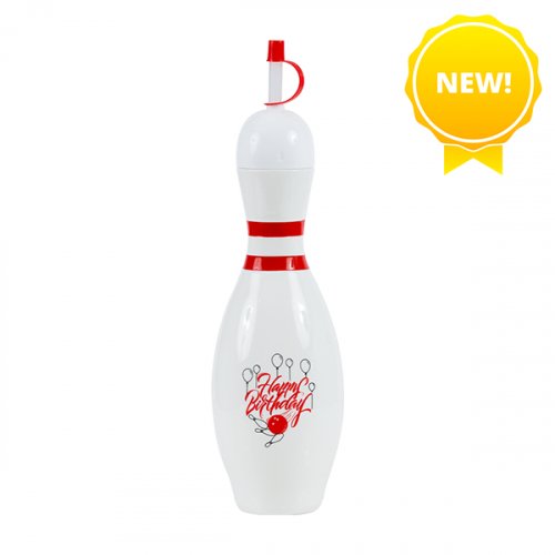 PIN SIPPER "HAPPY BIRTHDAY" (EACH) - Bowling Stars