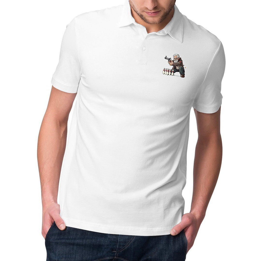 Herren Strike Veteran Bowling Polo - Bowling Stars