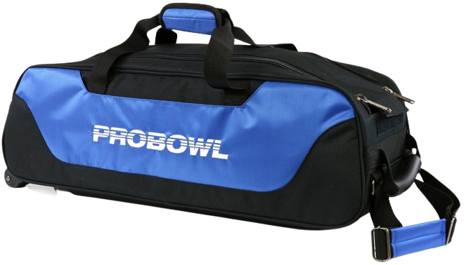 SAC, PRO BOWL BASIC TRIPLE TOTE BLACK/BLUE - Bowling Star's