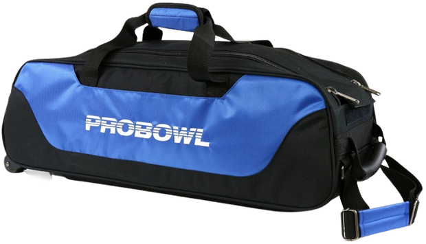 SAC, PRO BOWL BASIC TRIPLE TOTE BLACK/BLUE - Bowling Star's