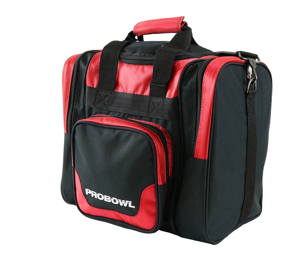 SAC, PRO BOWL SINGLE BAG DELUXE BLACK/RED - Bowling Star's