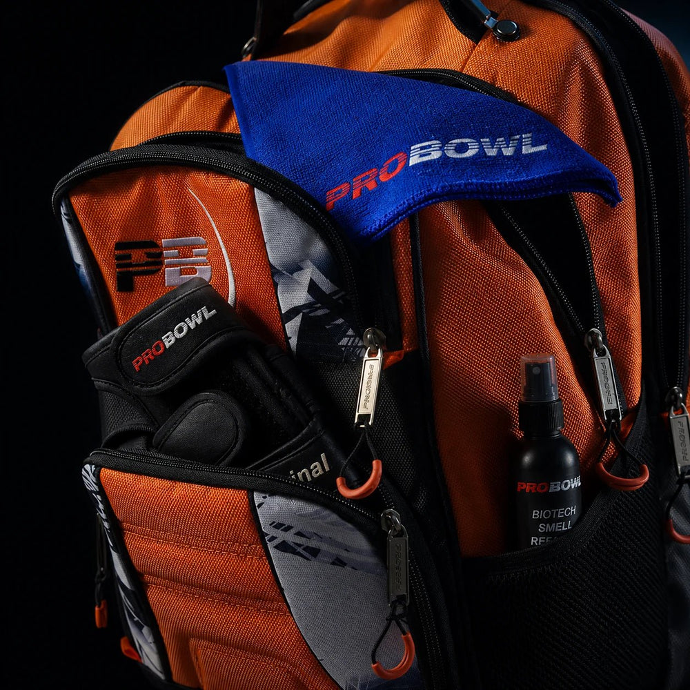 PROBOWL BACKPACK BLACK/ORANGE - Bowling Stars