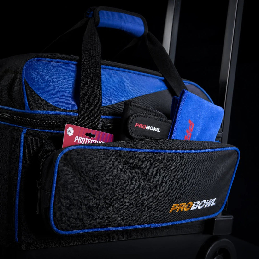 PROBOWL BASIC 2-BALL ROLLER BLACK/BLUE - Bowling Stars