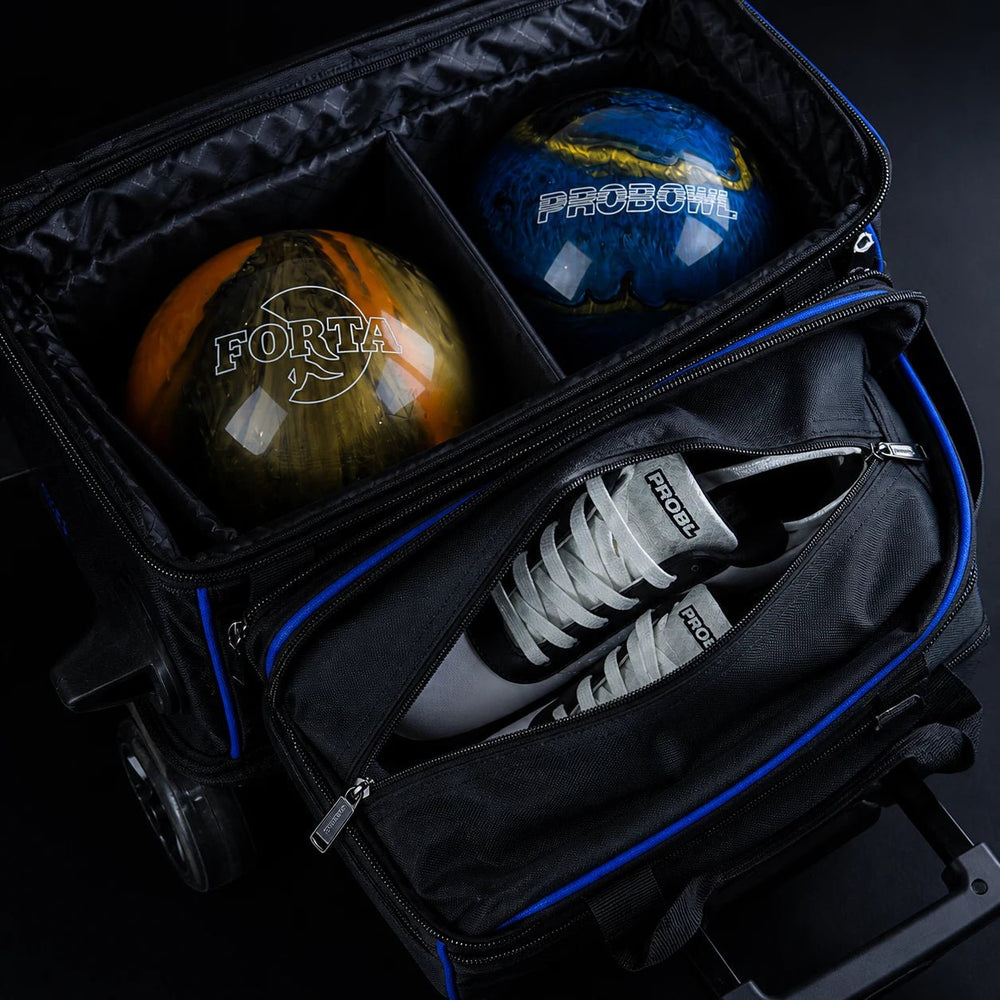 PROBOWL BASIC 2-BALL ROLLER BLACK/BLUE - Bowling Stars