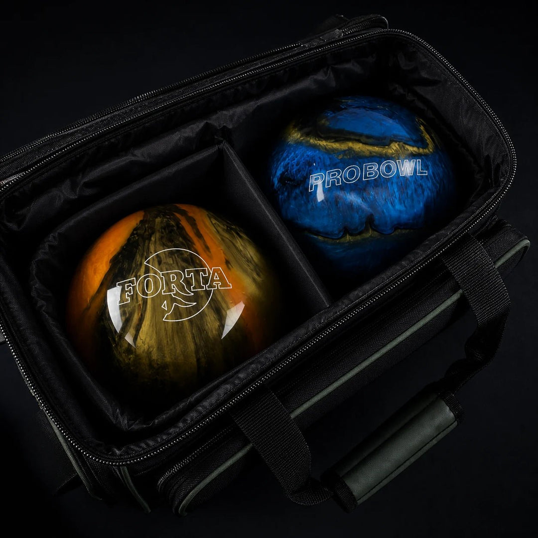 PROBOWL BASIC 2-BALL ROLLER BLACK/SILVER - Bowling Stars