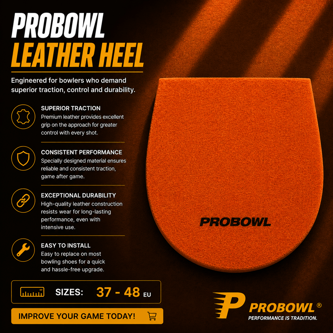 PROBOWL Leather Heel - Tailles 37-48 EU - Bowling Stars