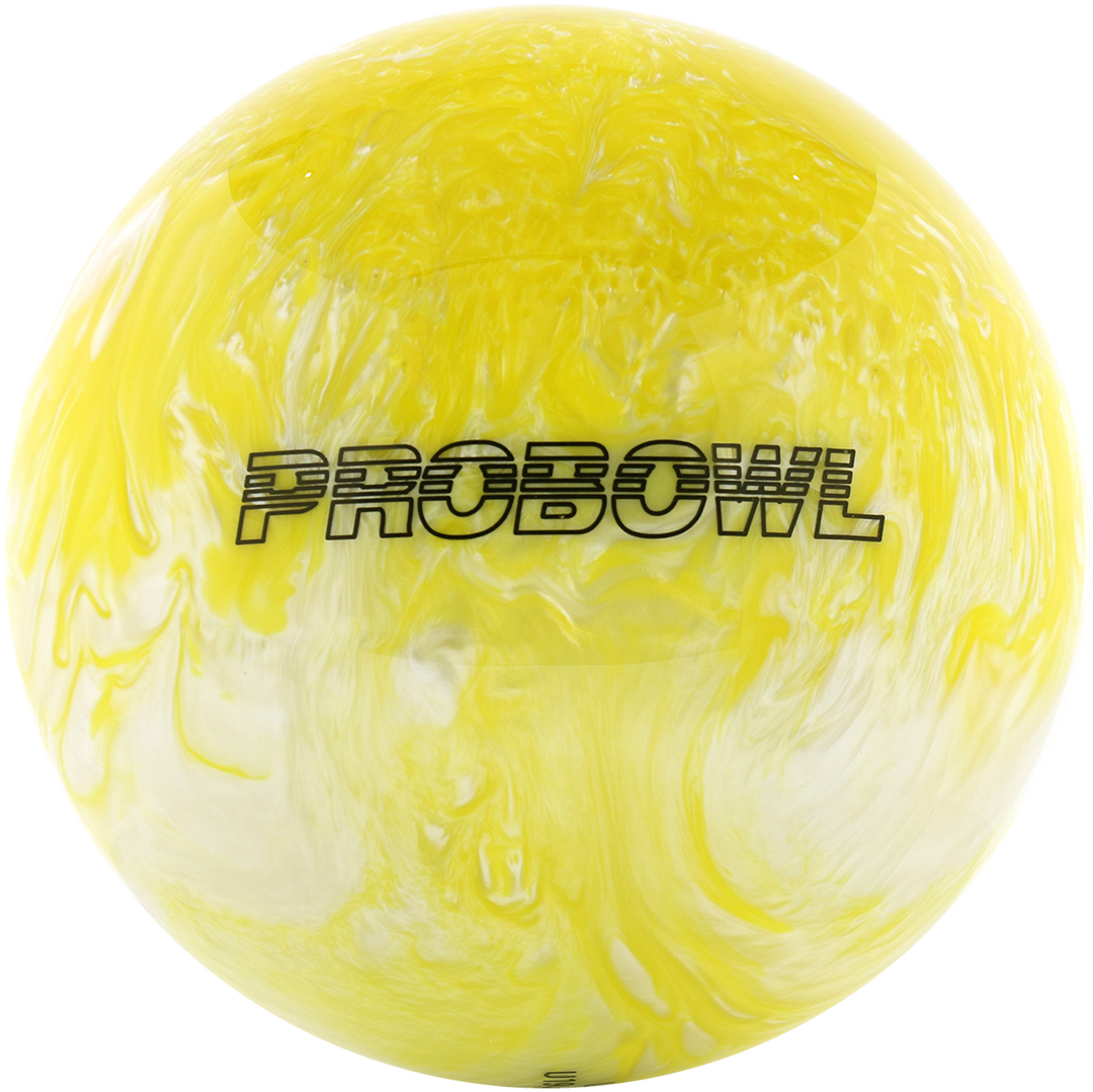 boule de bowling, BOULE PRO BOWL - WHITE/YELLOW - Bowling Star's