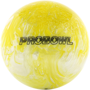 boule de bowling, BOULE PRO BOWL - WHITE/YELLOW - Bowling Star's