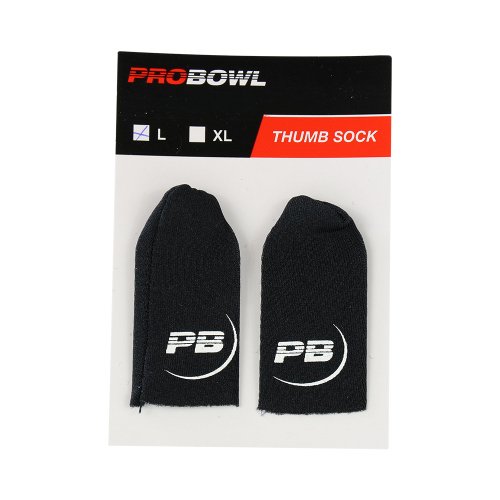 PROBOWL THUMB SOCK BLACK LARGE (2 PCS) - Bowling Stars