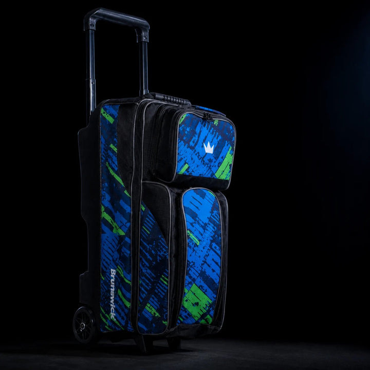 PUNISHER TRIPLE ROLLER - BLUE/GREEN - Bowling Stars