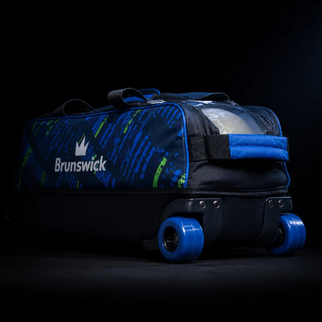 PUNISHER TRIPLE TOTE - BLUE/GREEN - Bowling Stars