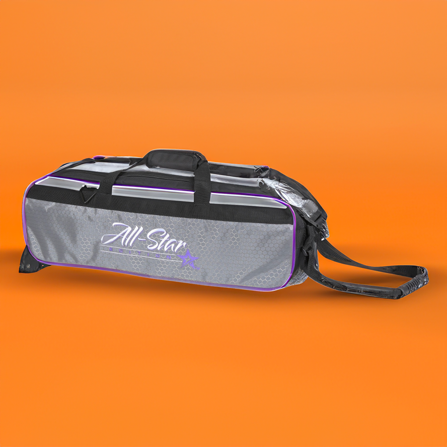 ROTO GRIP 3-BALL TRAVEL TOTE WHITE/PURPLE