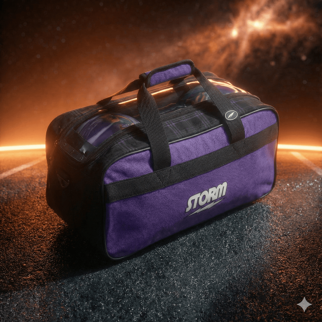 Sac 2 - BALL TOTE ABSTRACT PRPL/BLACK - Bowling Stars