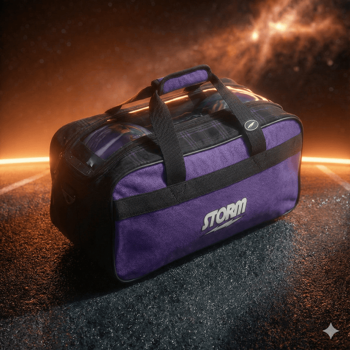 Sac 2 - BALL TOTE ABSTRACT PRPL/BLACK - Bowling Stars