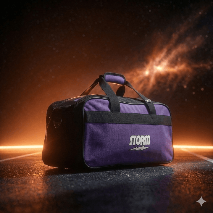 Sac 2 - BALL TOTE ABSTRACT PRPL/BLACK - Bowling Stars