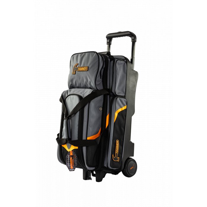 Sac DELUXE TRIPLE ROLLER ORANGE/BLANC - Bowling Stars