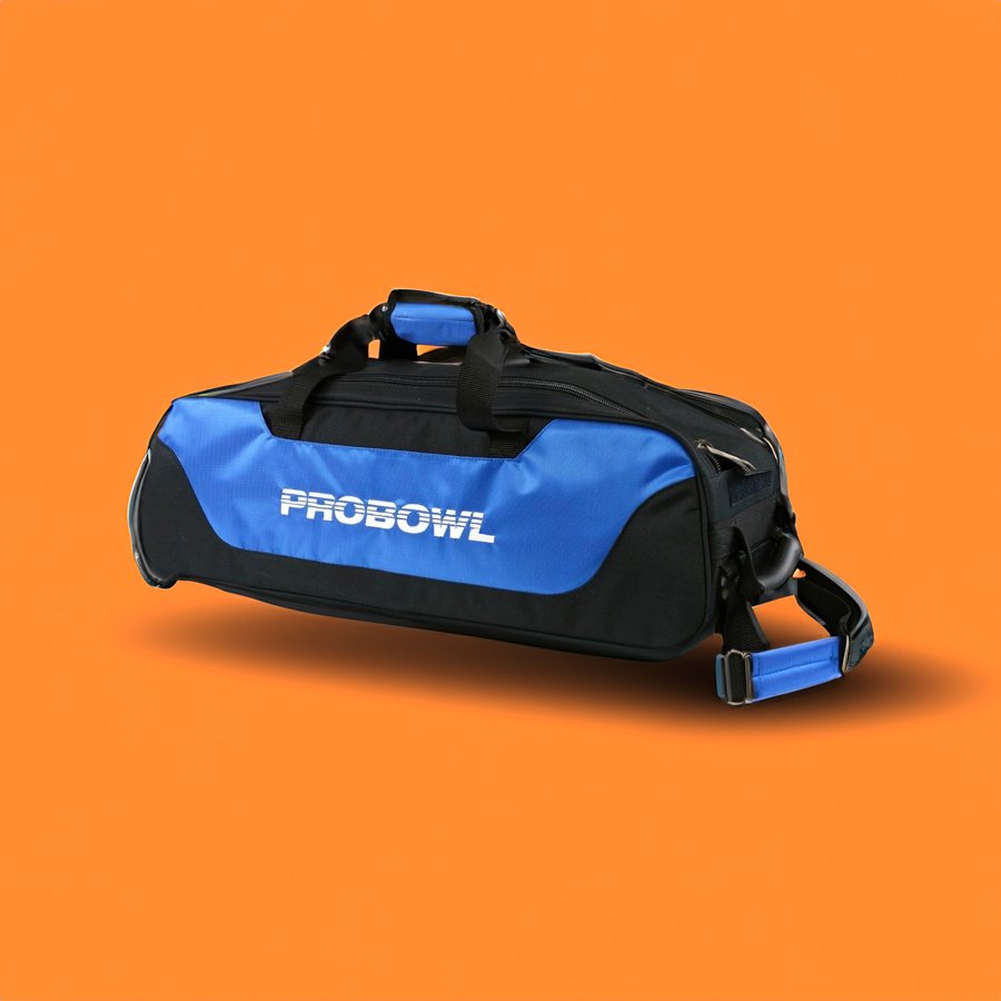 Sac PRO BOWL BASIC TRIPLE TOTE BLACK/BLUE - Bowling Stars