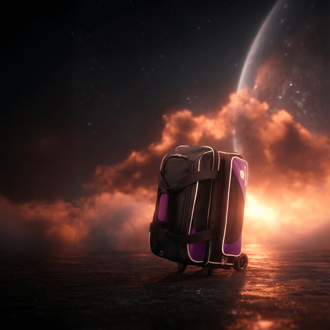 Sac TRANSPORT DOUBLE ROLLER - PURPLE - Bowling Stars