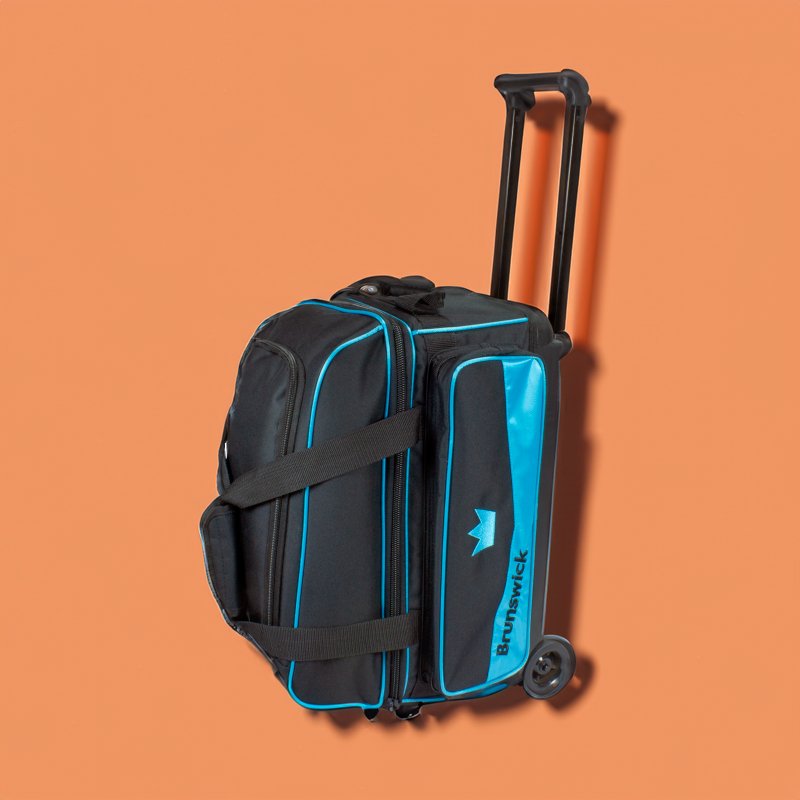 ZONE DOUBLE ROLLER BLEU CIEL Bolsa - Bowling Stars