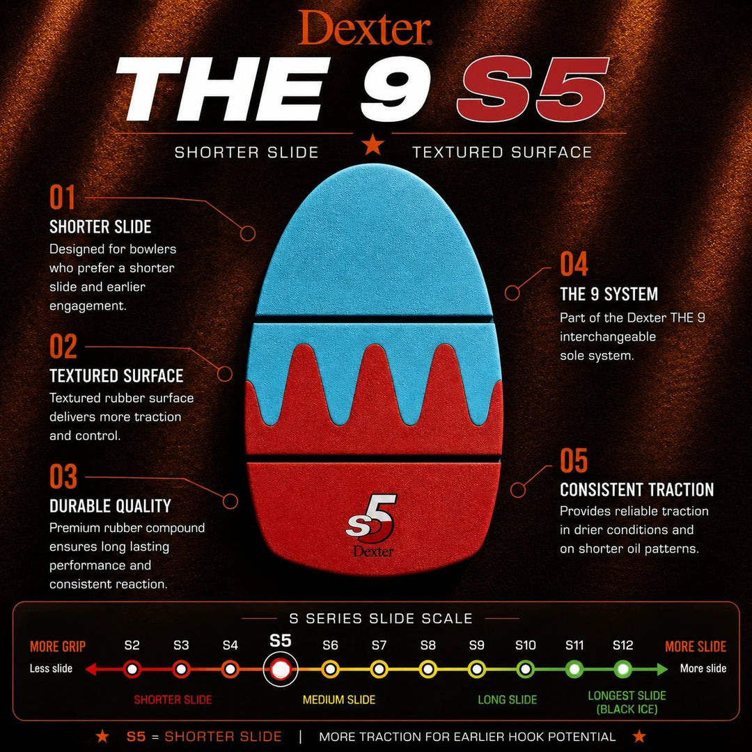 Semelle Dexter The 9 S5 - Technologie Sawtooth - Bowling Stars