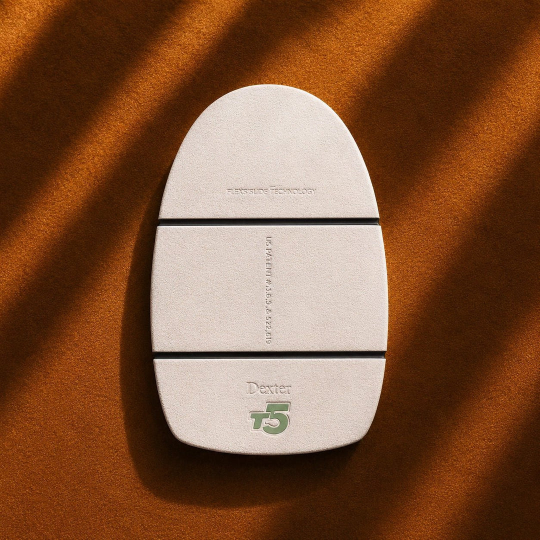 Semelle Dexter The 9 - Traction Minimale, Texture Lisse Blanche - Bowling Stars