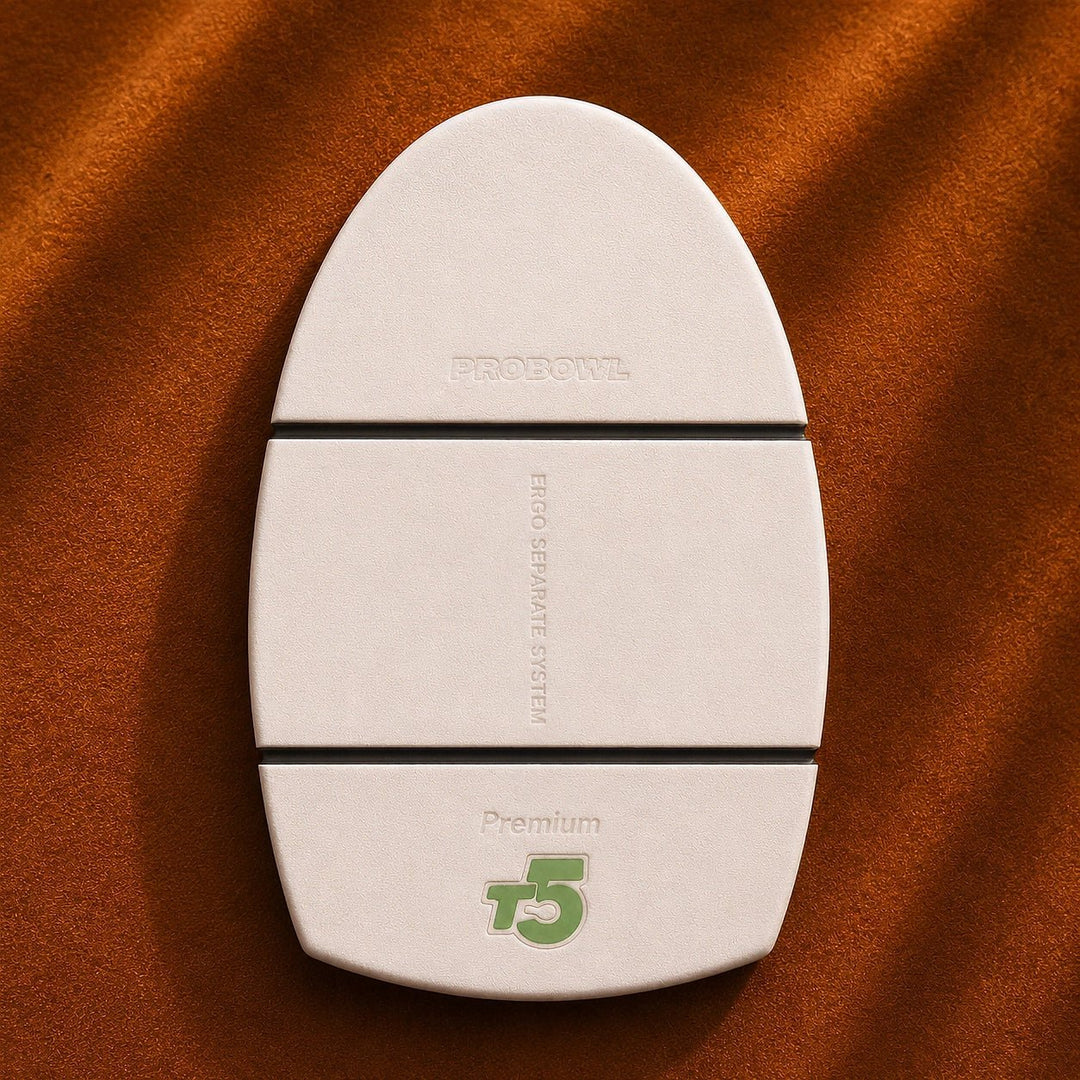Semelle Dexter The 9 - Traction Minimale, Texture Lisse Blanche - Bowling Stars