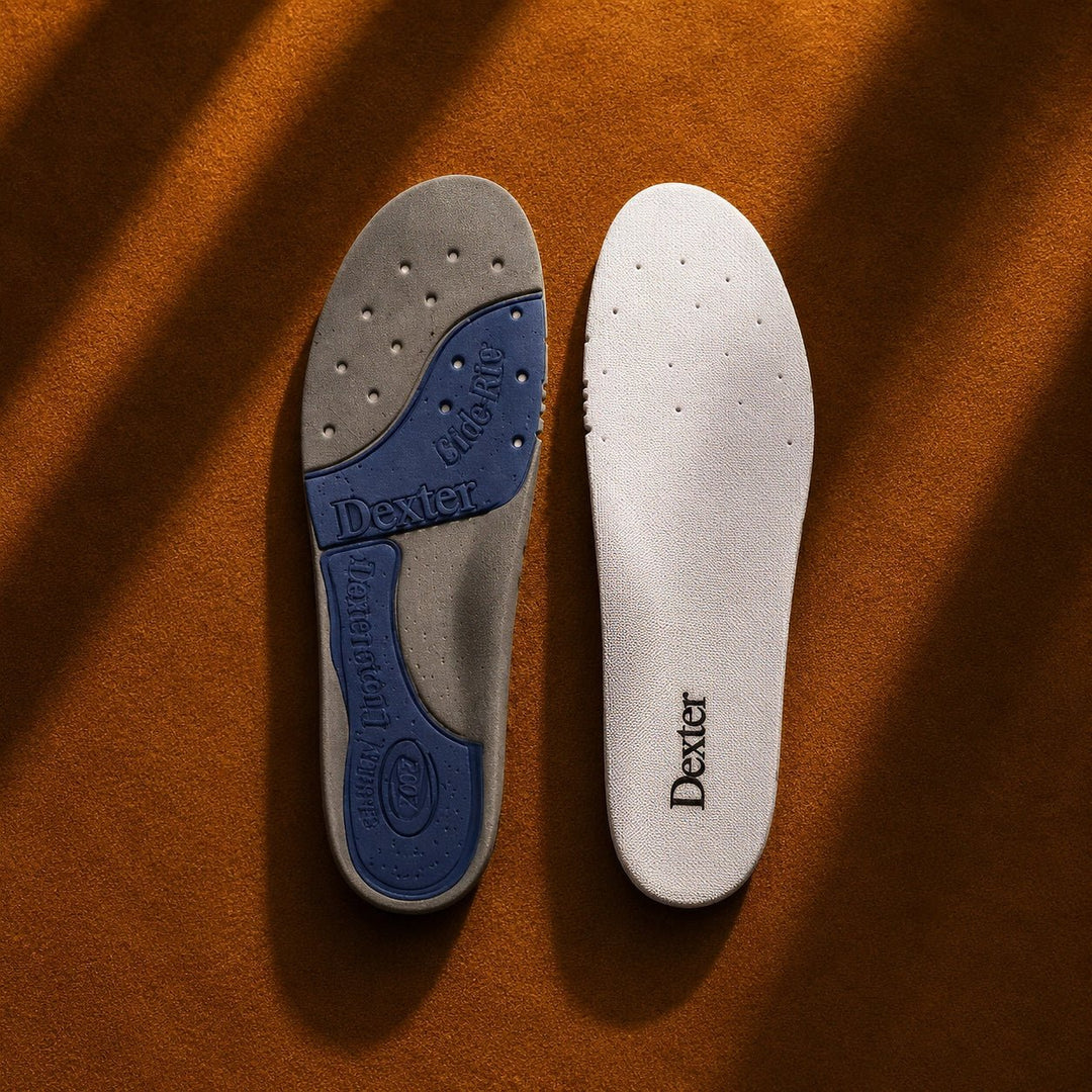 Semelles Intérieures Dexter pour Femmes - Technologie DRYZ, Blanc - Bowling Stars