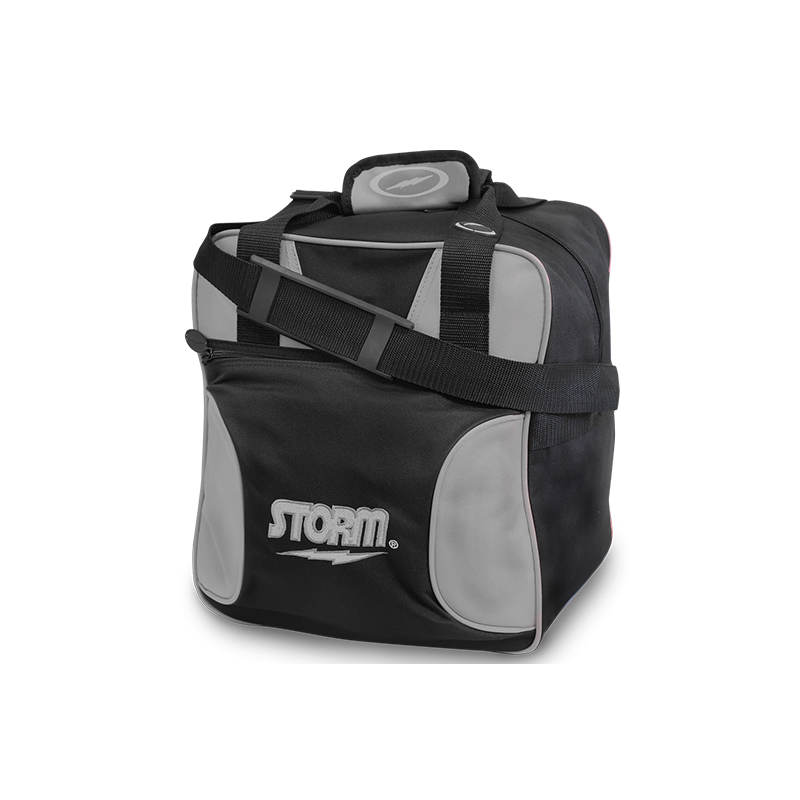 SAC, STORM 1-BALL SOLO TOTE BLACK/SILVER - Bowling Star's