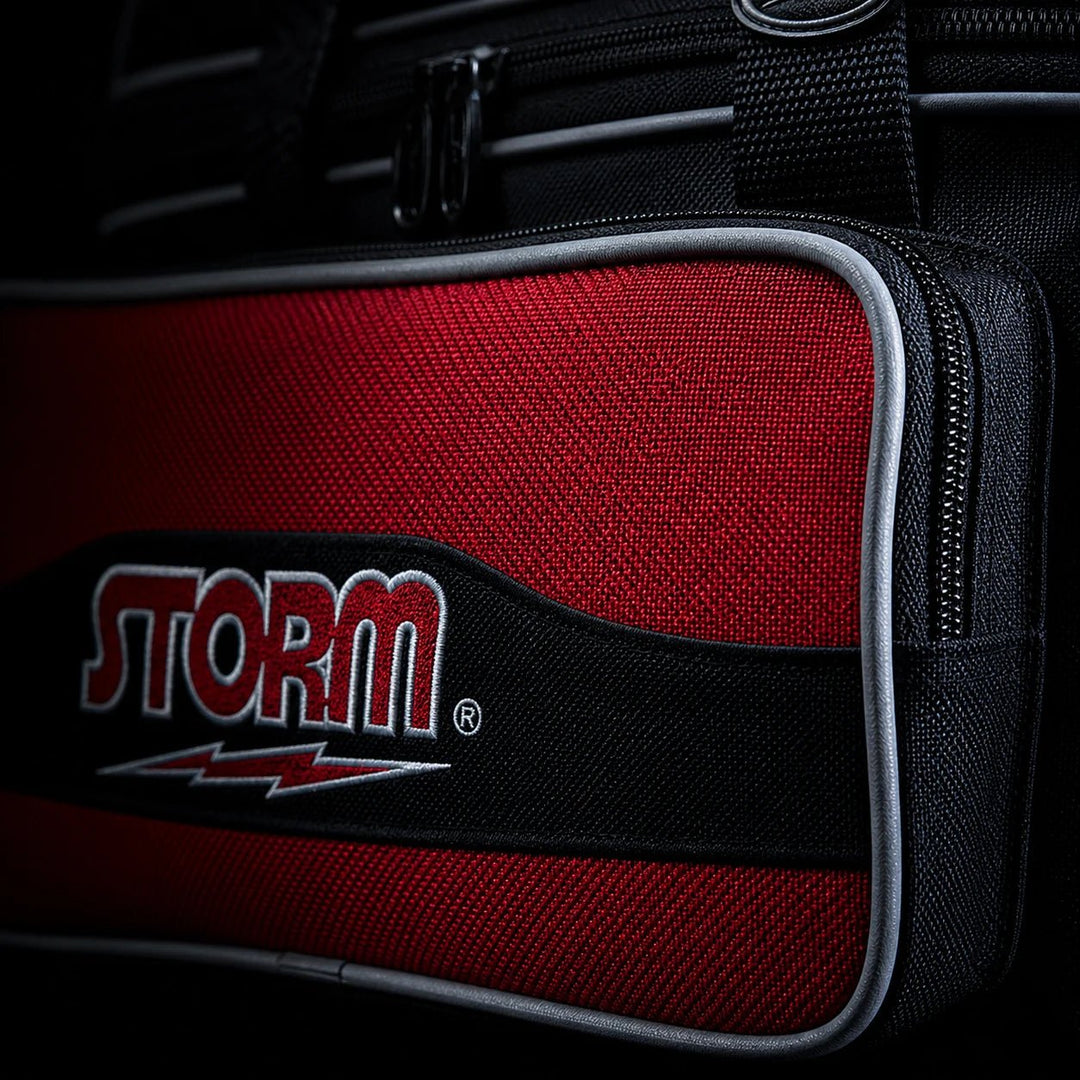 STORM 1-BALL TOTE FLIP BLACK/RED - Bowling Stars