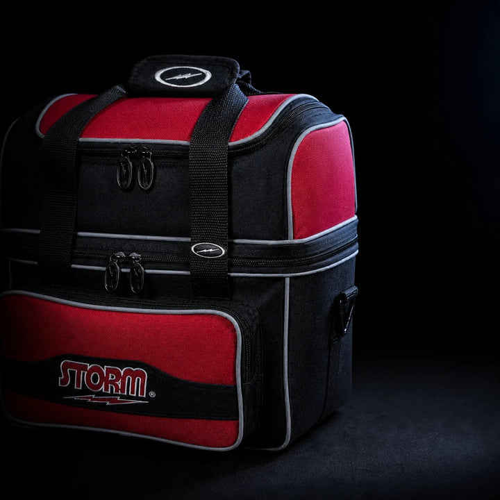STORM 1-BALL TOTE FLIP BLACK/RED - Bowling Stars