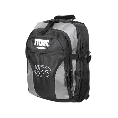 SAC, STORM DELUXE BACK PACK BLACK/SILVER - Bowling Star's