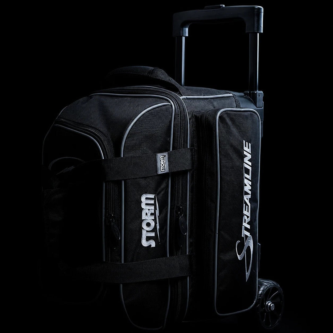 STORM ROLLER 2-BALL STRMLINE BLACK/SILVER - Bowling Stars